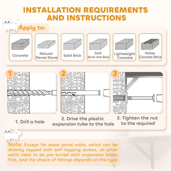 Mur d'escalade pour chats avec griffoirs, niche, hamac et perchoirs, gris clair