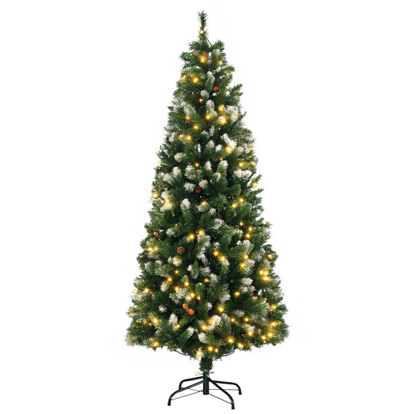 Sapin de Noël décorés de 6 pieds pré-éclairé