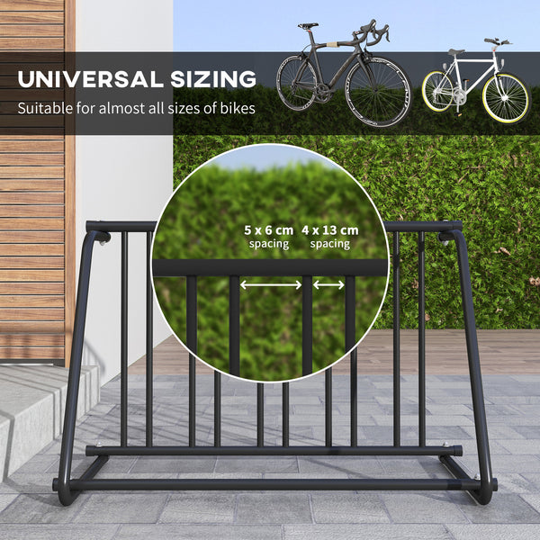 Support pour 3 vélos, noir