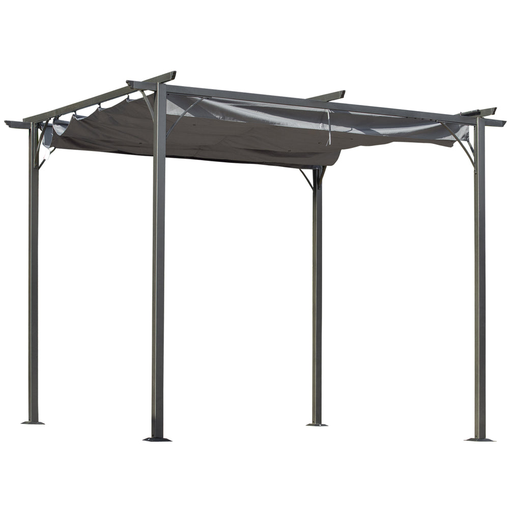 Pergola rétractable 10 x 10, grise