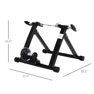 Support de vélo stationnaire pour l'exercice à vélo, roues de 26 à 28 pouces, noir