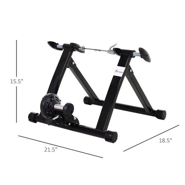 Support de vélo stationnaire pour l'exercice à vélo, roues de 26 à 28 pouces, noir