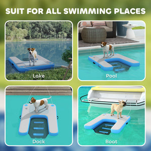 Floating pool ramp