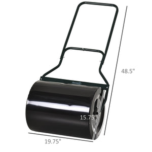 Rouleau à gazon Pousser Remorquer Eau Sable 60L