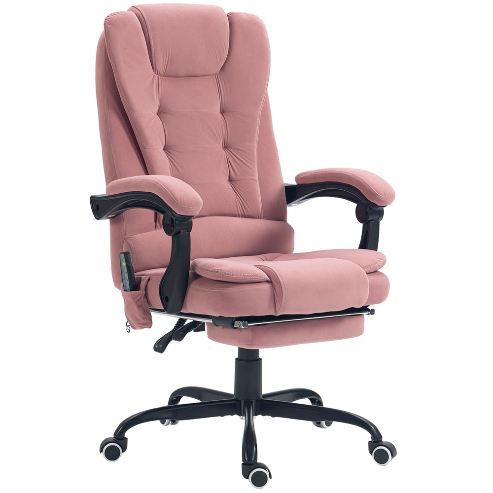 Fauteuil de massage vibrant à 7 points, rose