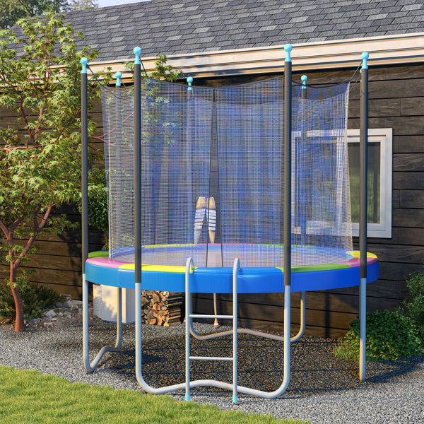 Soozier 12FT Trampoline Spring Cover, Trampoline Pad Replacement, Waterproof and Tear-Resistant, All-Weather Trampoline Accessories, Multi-Colored