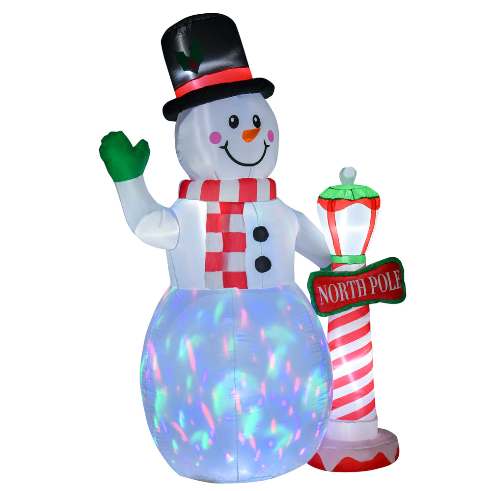 Décoration de Noël gonflable Bonhomme de neige de 7,9 pieds