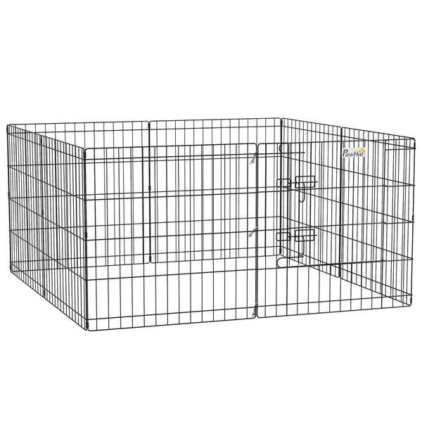 8-Panel Foldable Metal Playpen