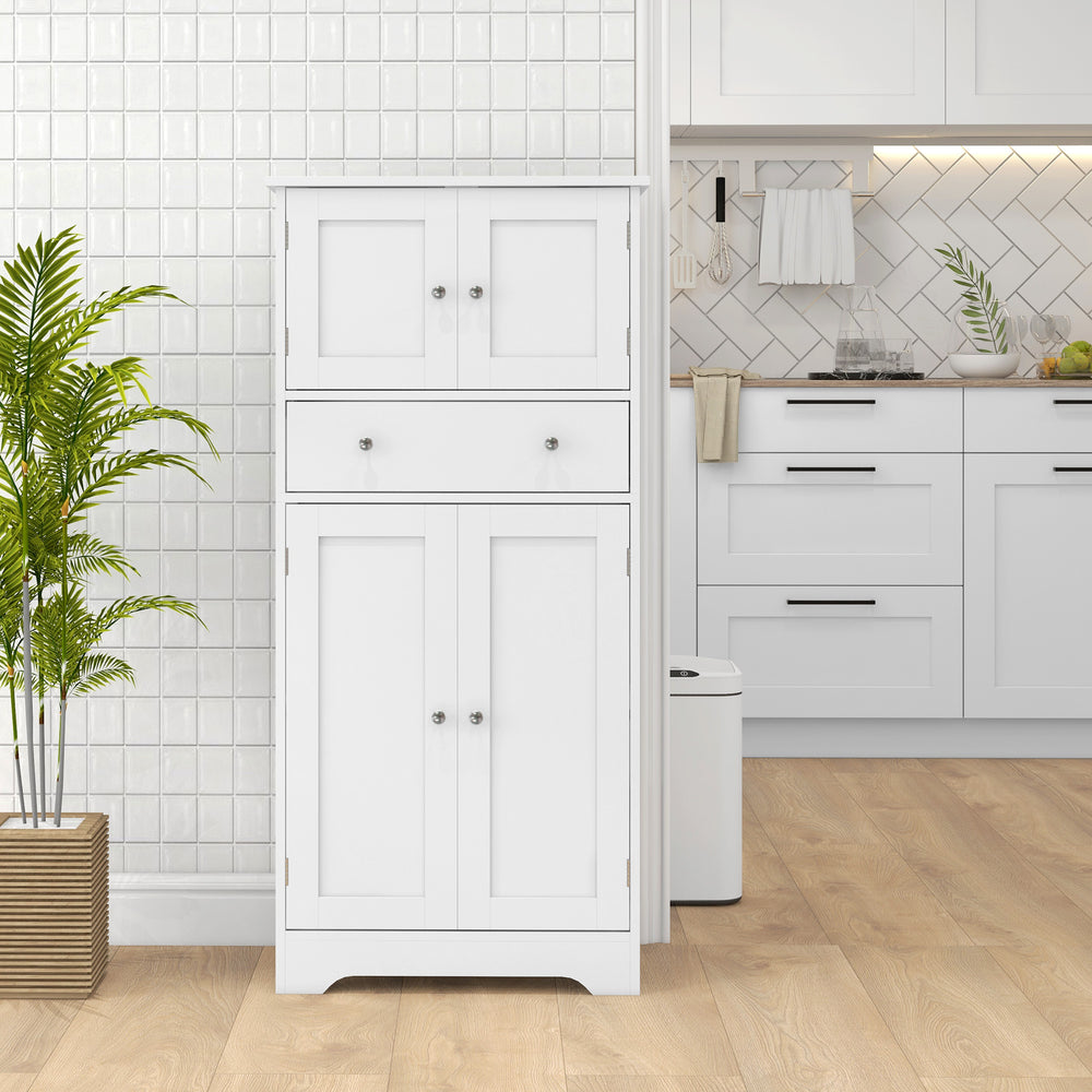 Meuble de rangement de cuisine, blanc