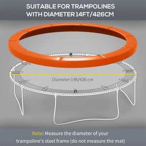 Replacement pad for 14-foot trampoline, orange 