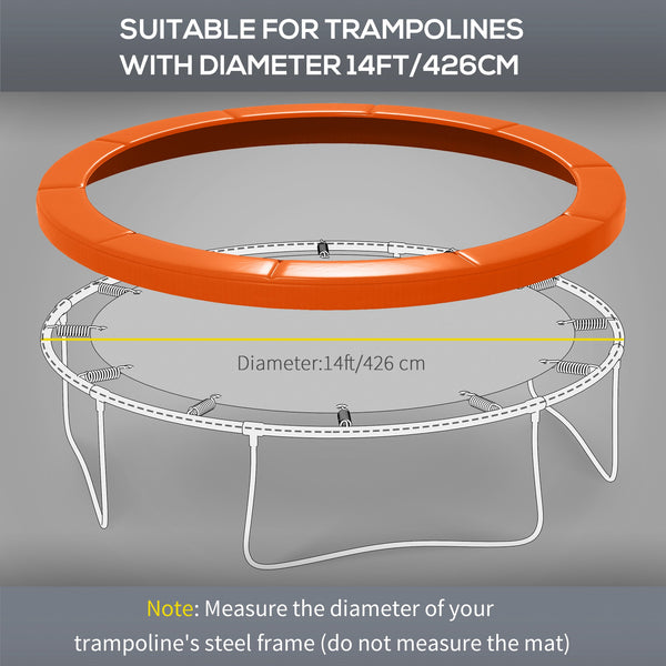 Replacement pad for 14-foot trampoline, orange 