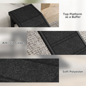 Pet ramp, black