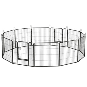 Dog park with gate and 12 panels