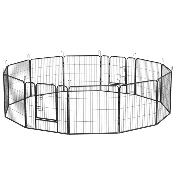 Dog park with gate and 12 panels