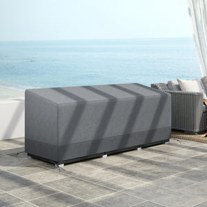 Patio Furniture Covers Waterproof for 3 Seater Sofa, 600D Heavy Duty Oxford Outdoor Patio Cover, 75" x 28.3" x 29.9", Grey