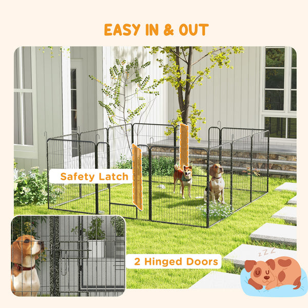 Dog park with gate