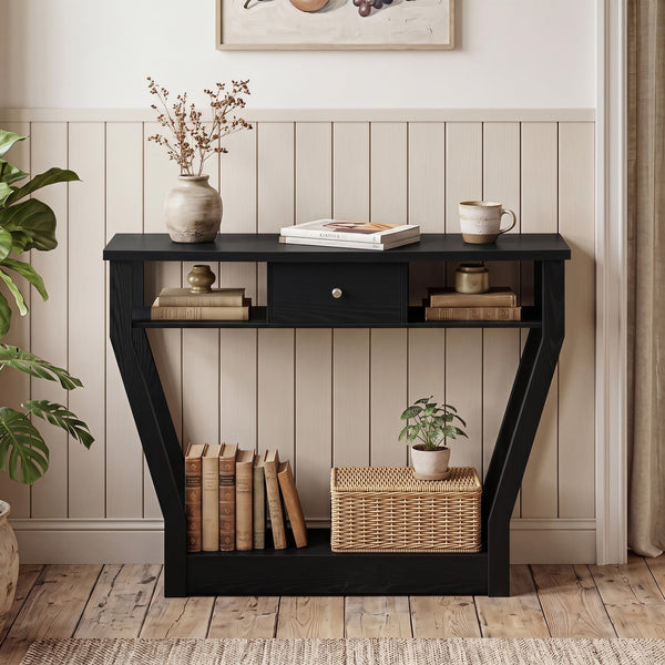 Table d'appoint de canapé moderne avec tiroir