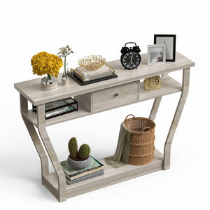 Table d'appoint de canapé moderne avec tiroir