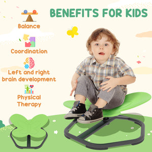 Green Butterfly Swivel Chair for Kids