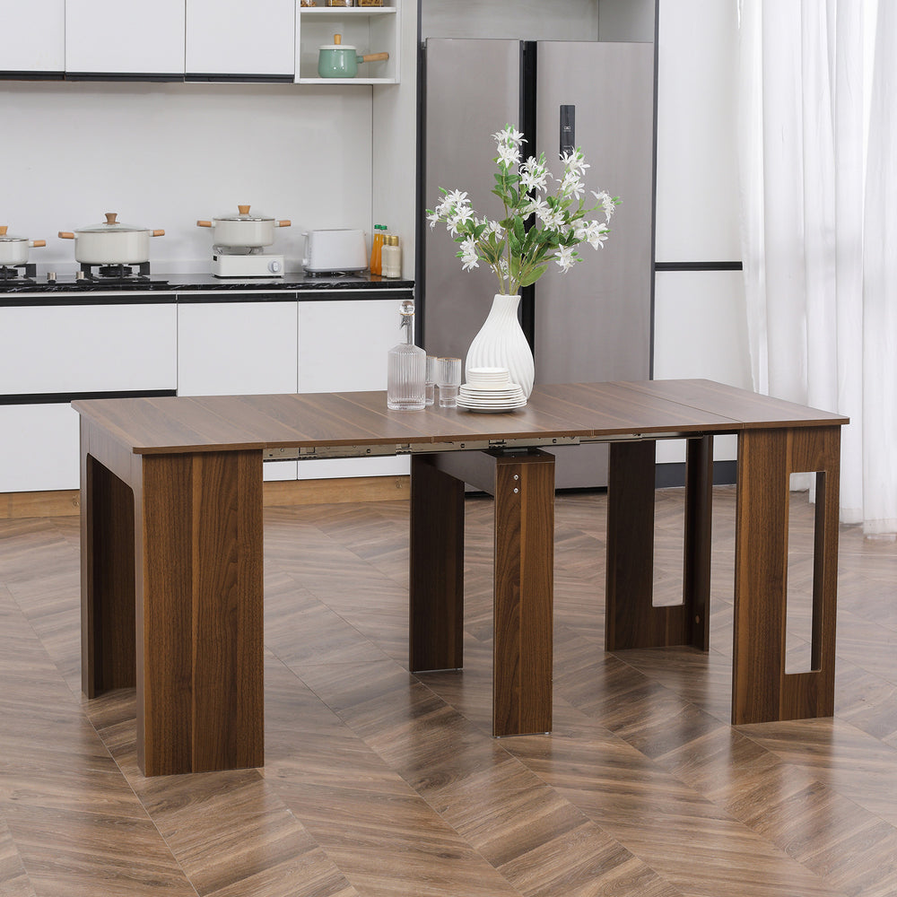 Table de salle à manger pliable extensible pour petits espaces, pouvant accueillir jusqu'à 6 personnes