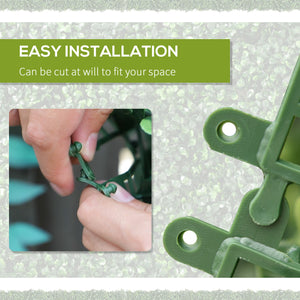 Faux mur végétal avec drainage pour la maison et le jardin