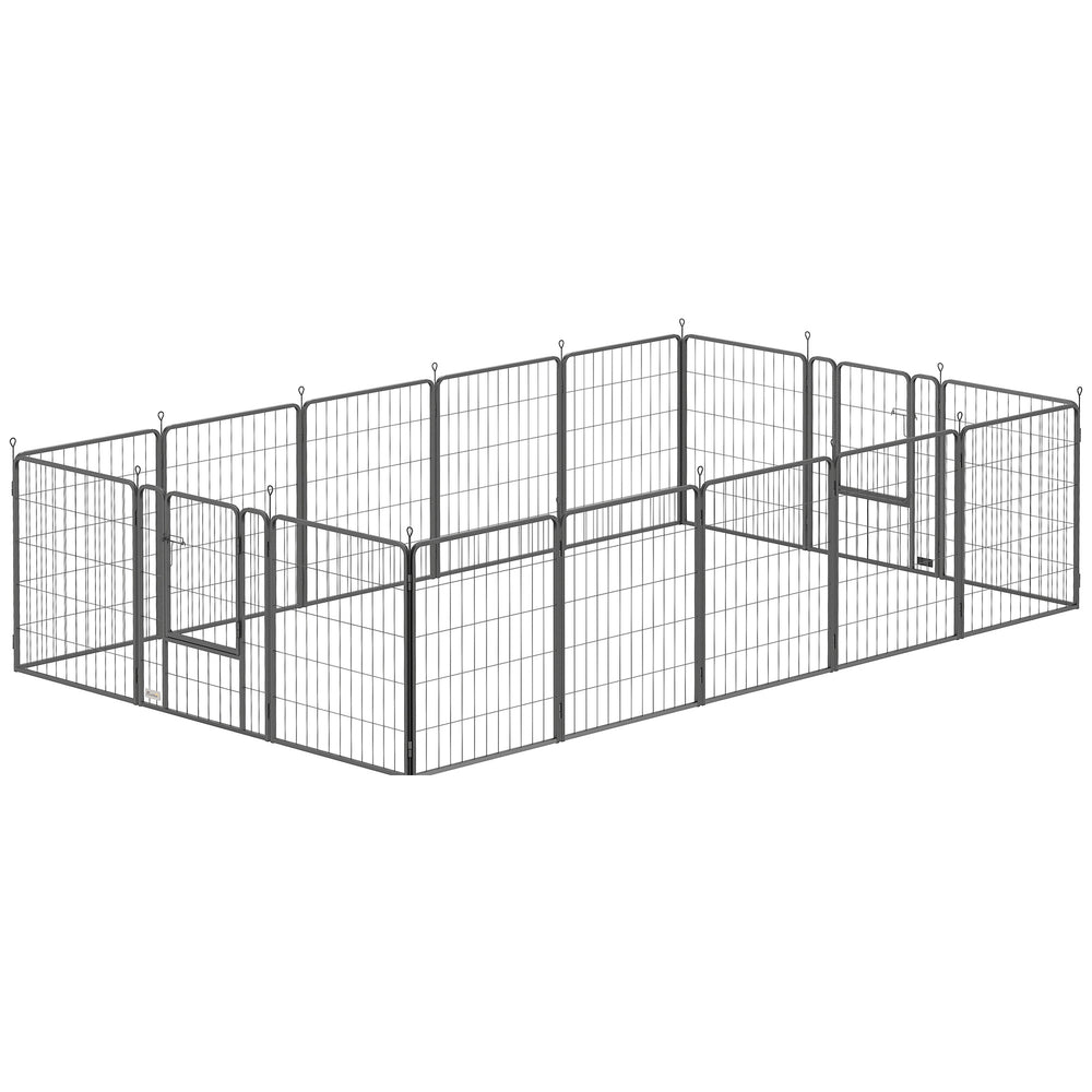 16-panel playpen with strap