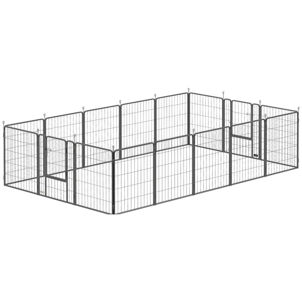 16-panel playpen with strap