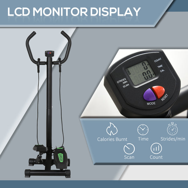 Stepper réglable avec écran LCD et bandes de résistance