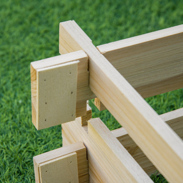 Jardinière surélevée sans vis en bois