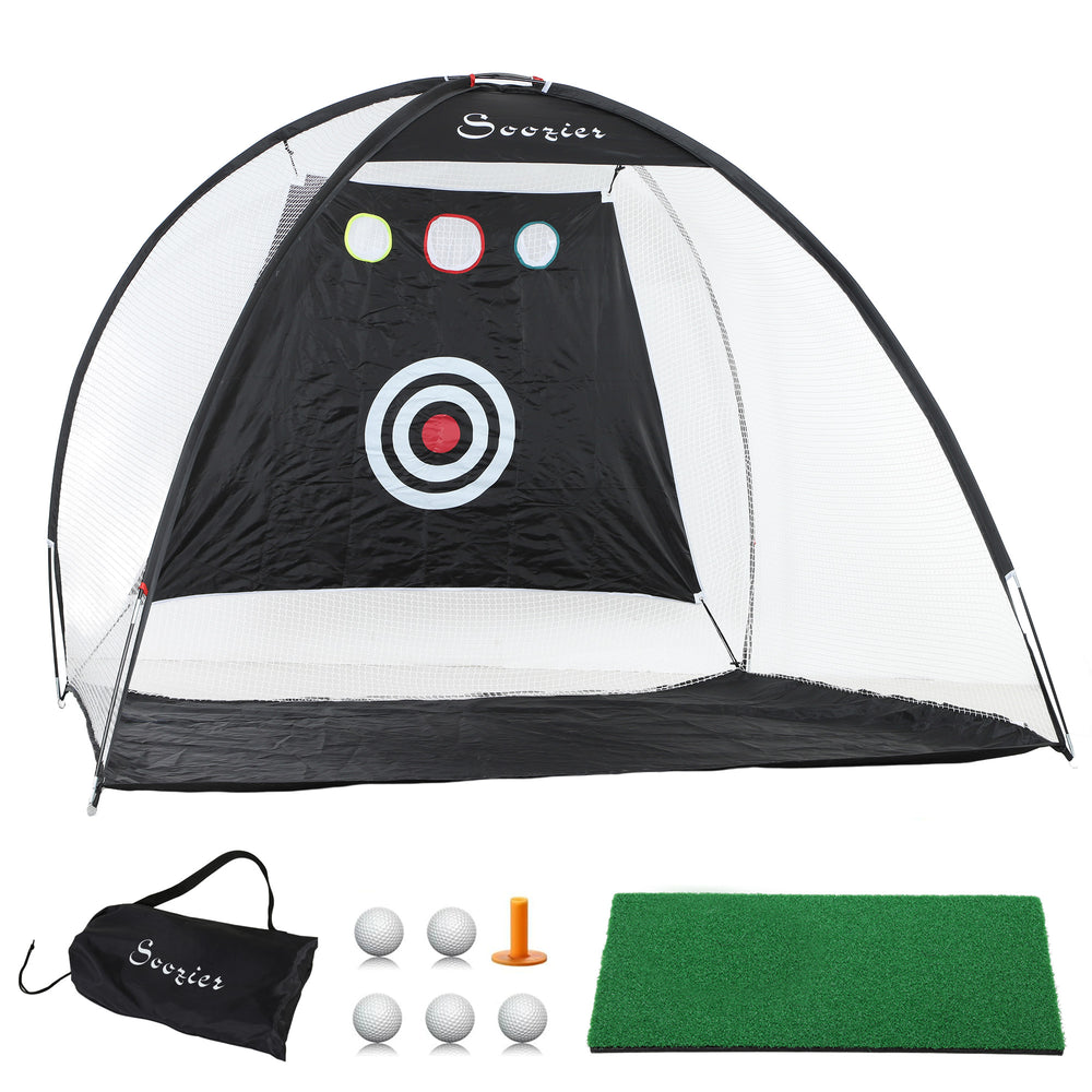 Filet d'entraînement de golf 10 x 6 pieds multi-cibles