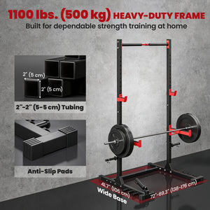 Support de musculation renforcé réglable, 1 100 lb
