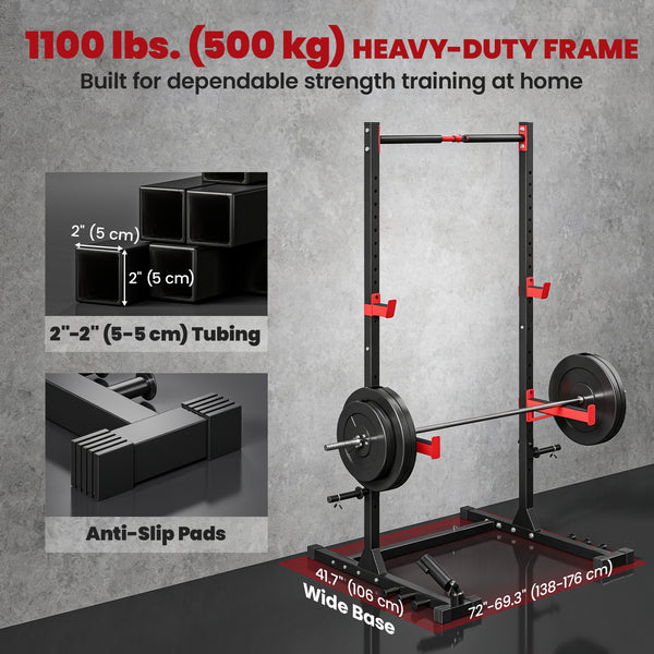 Support de musculation renforcé réglable, 1 100 lb