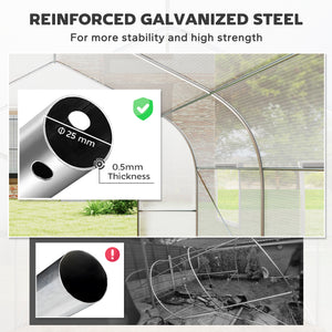20x10 outdoor greenhouse for seedlings