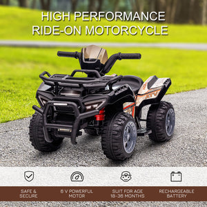 6V Quad with music, black