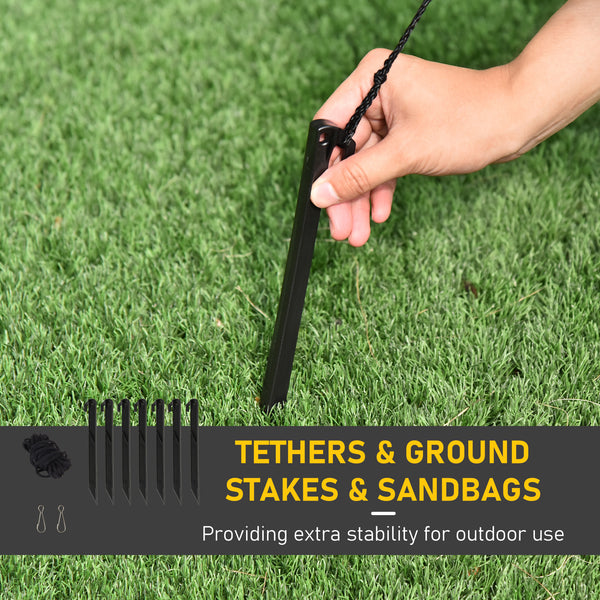 HOMCOM 1.6m Inflatable Santa Claus with LED Light-Up Snowmobile