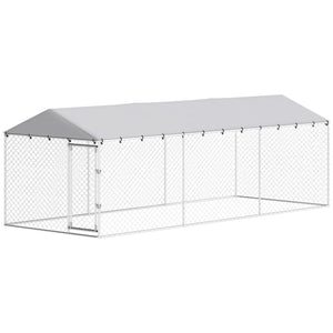 Enclos extérieure avec housse imperméable, argent