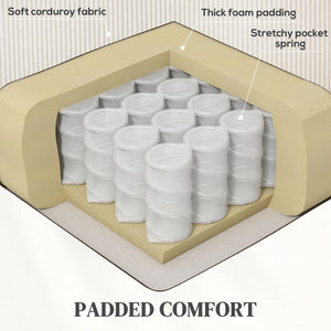 HOMCOM Lift Chair for Seniors, Microfibre Upholstered Power Recliner Chair with Remote, Quick Assembly, Cream White |