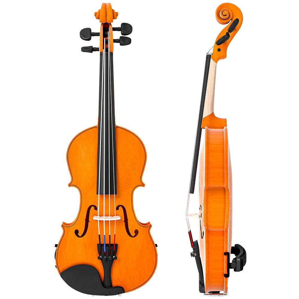 Violon 4/4 pleine grandeur avec archet, étui, colophane et épaulière