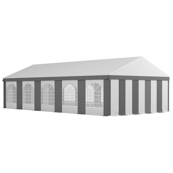 20'x33' Heavy Duty Large Party Tent & Carport with Removable Sidewalls, Portable Garage Canopy Tent, Grey