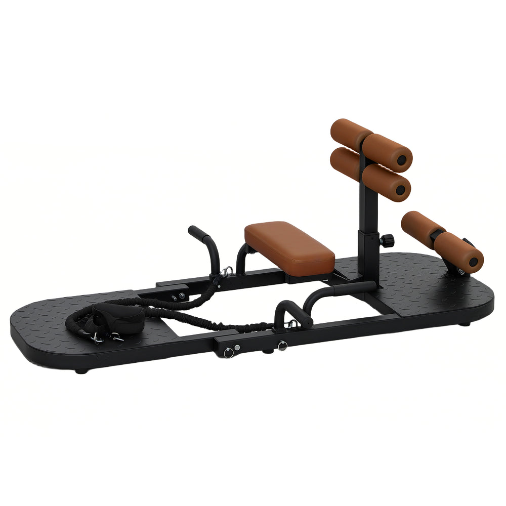 Appareil de squat pliable avec support pour pompes, idéal pour renforcer et tonifier les muscles fessiers à la maison