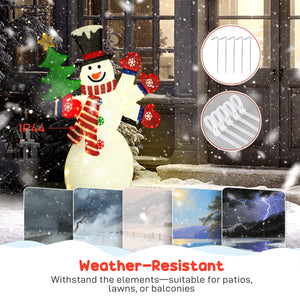 Bonhomme de neige lumineux de 1,2 m