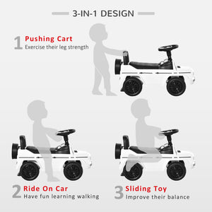Mercedes-Benz G350 Licensed Kids Push Car, White