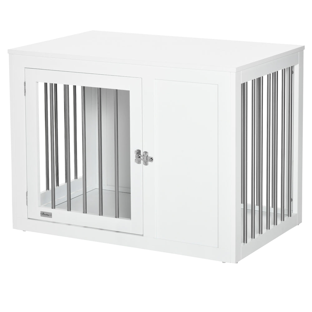 Cage with two lockable doors, white