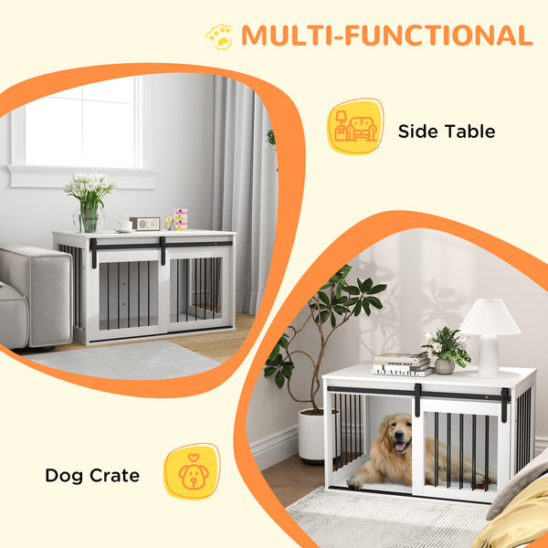 Meuble cage de 39 pouces, blanc