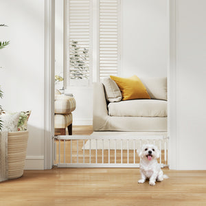 Barrière pour chien, blanche