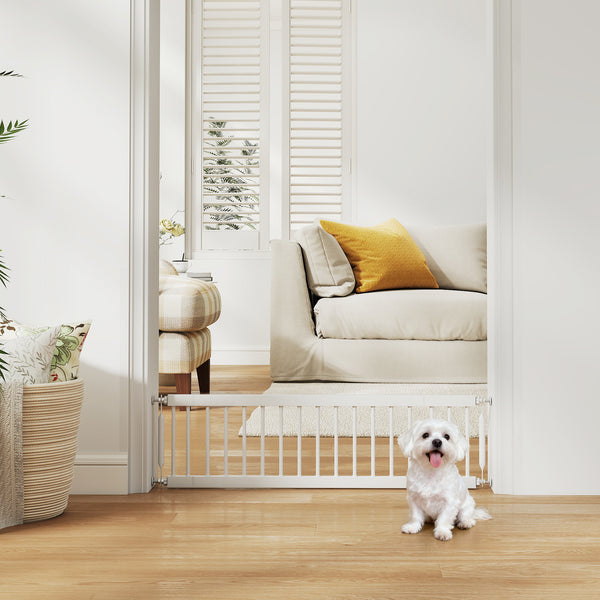 Barrière pour chien, blanche