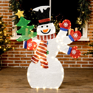 Bonhomme de neige lumineux de 1,2 m