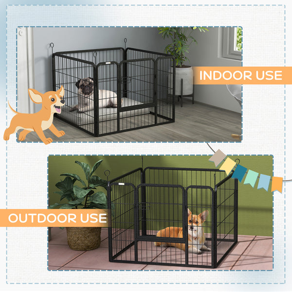 Metal Dog Playpen with Gate