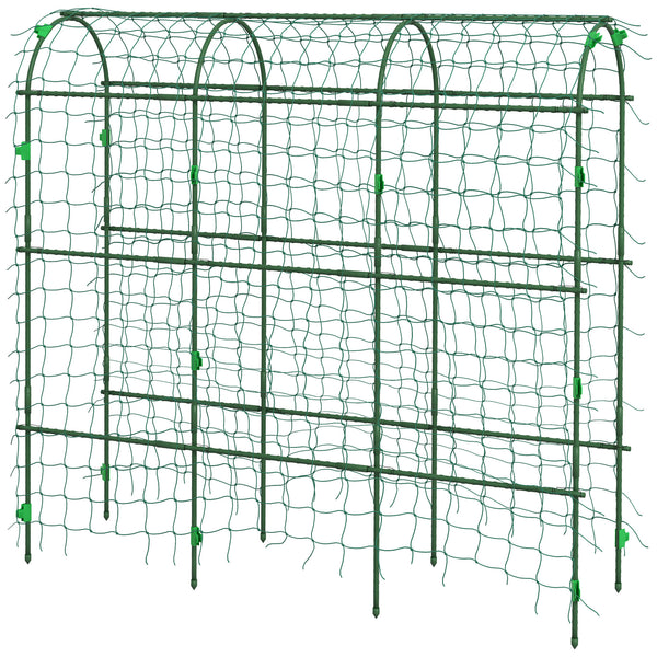 Treillis de jardin en métal pour plantes grimpantes
