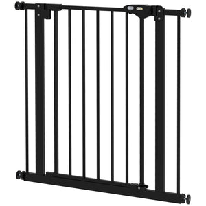 Barrière pour animaux de compagnie, noire